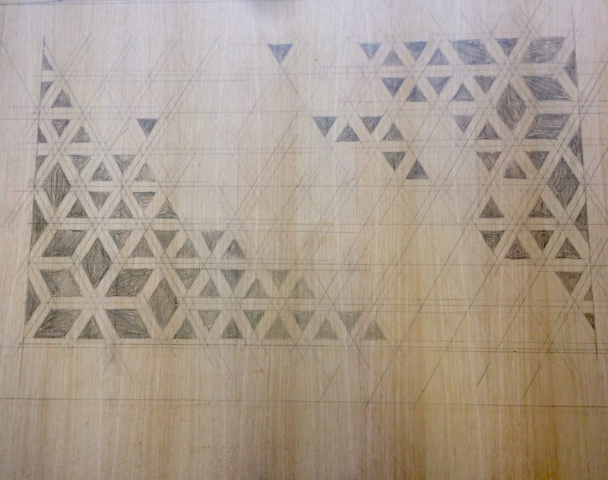 Dessin pour décors 2 – Claustra – Atelier Matthias Pallot