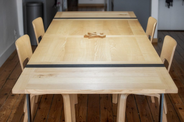 Atelier Matthias Pallot-Table Rebecca avec rallonges©TonyGuillou