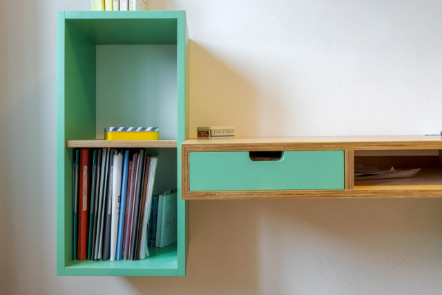 Détail d’un bureau Atelier Matthias PALLOT – ©Tony Guillou